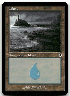 Island (290) (Retro Frame) #290 (LP) Innistrad Remastered INR Magic MTG