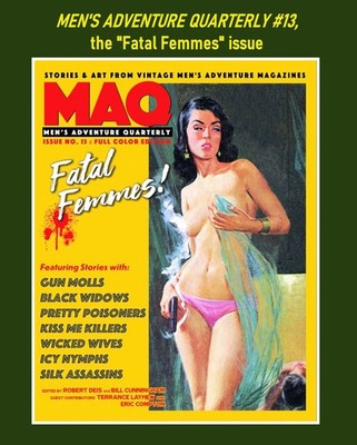 MEN S ADVENTURE QUARTERLY #13, the  Fatal Femmes  issue, signed on request
