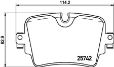 BREMBO P 36 033 Brake Pad Set, disc brake for JAGUAR