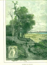 Original Old Antique Print Ref.319 Hand Coloured 0