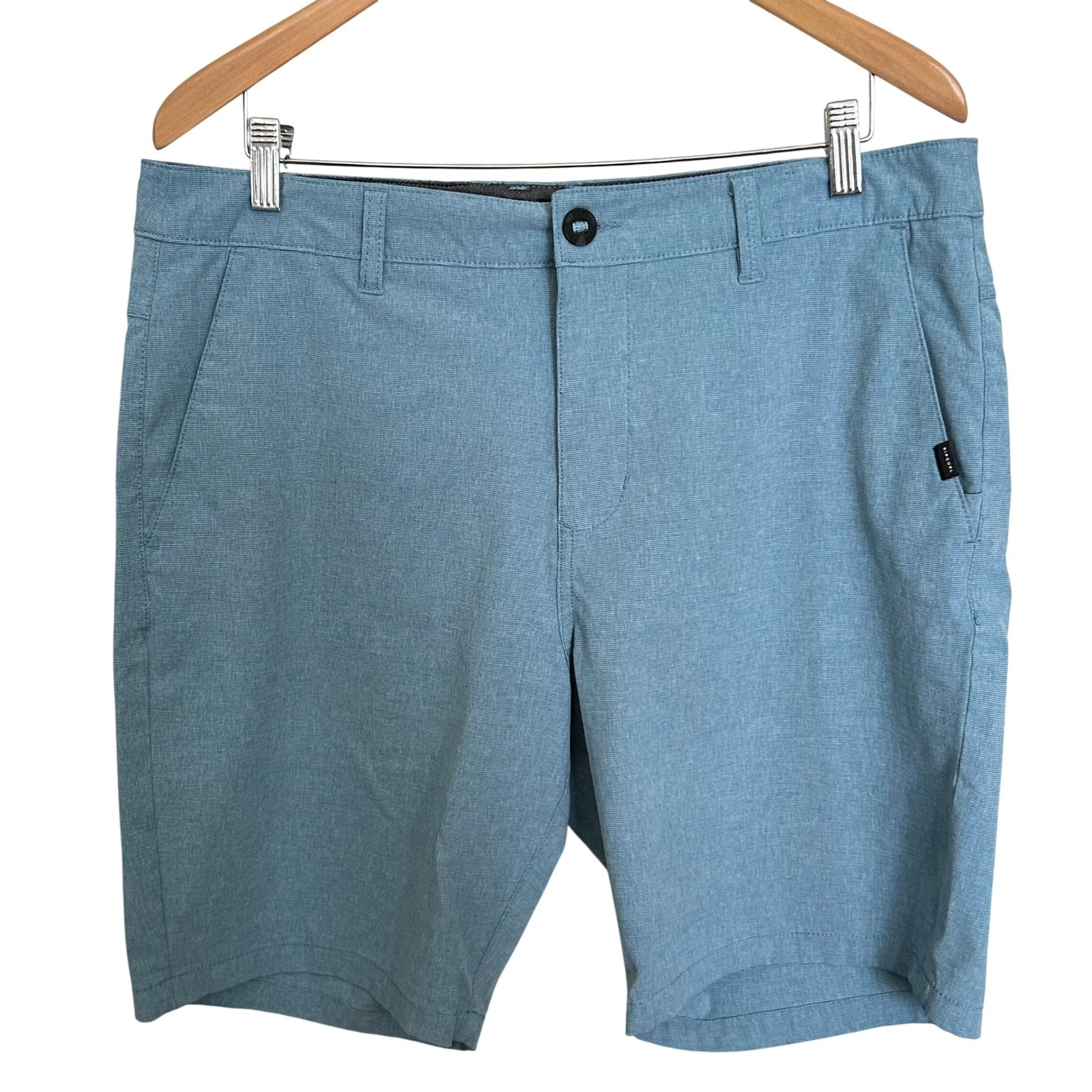 Rip Curl Mirage Boardwalk Hybrid Shorts Mens 34 Blue Heathered Chino Boardshorts