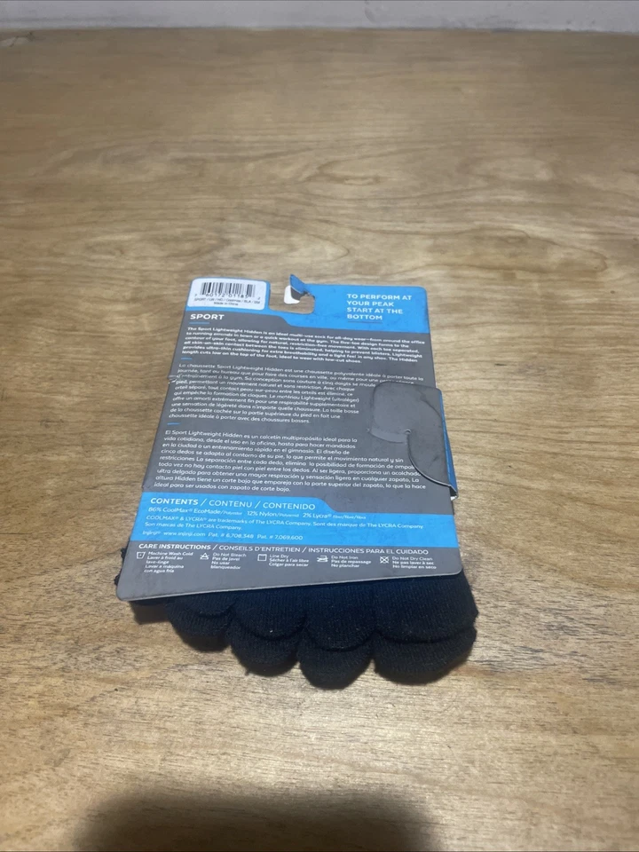 Calcetines deportivos Injinji Performance ligeros con puntera oculta unisex pequeños para hombre 5-7,5 negros Foto 2 de 2