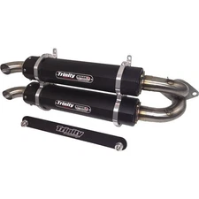 Trinity Racing Stage 5 Slip-On Dual Exhaust System | TR-4152S-BK