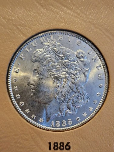 1886 Morgan Silver Dollar Gem MS Very Choice