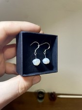 Orecchini con perle d'acqua dolce, 3 pezzi, in argento 925, con