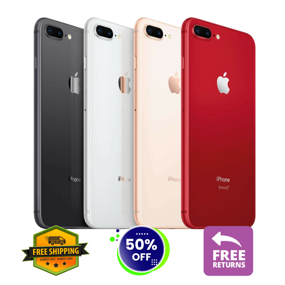 Apple iPhone 8 Plus 64GB Gray, Gold, Silver - Unlocked, Verizon