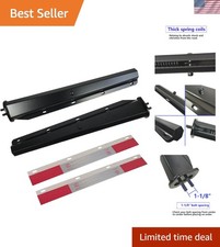 Alloy Steel Mud Flap Hangers with Reflective Aluminum Tape - Heavy Duty Pair