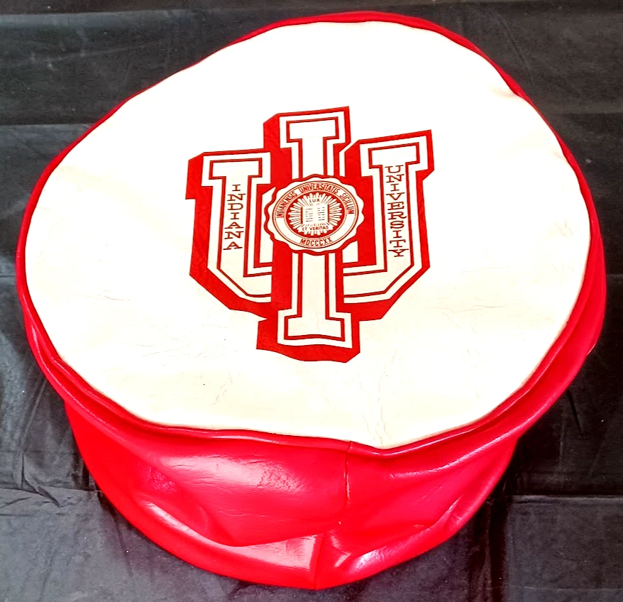 Indiana University Hoosiers - Taburete asiento cojín bolsa frijoles DE COLECCIÓN - IU RARO Foto 3 de 4