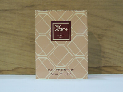 MISS WORTH - WORTH EAU DE PARFUM 59ML EDT SPLASH VINTAGE