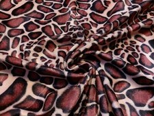 Faux Fur Pony Skin Velboa Fabric Material - NEW GIRAFFE