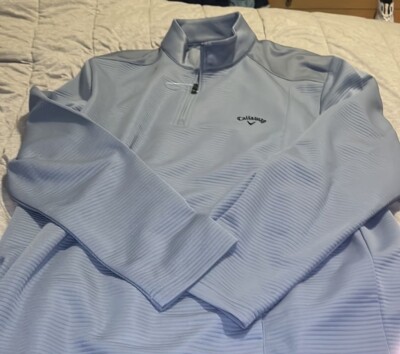 Callaway Golf Quarterzip Pullover Gray Size Large Brand New