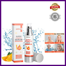Super Vitamin C Serum for Women over 70: Niacinamide, Vitamin C, Hyaluronic Acid