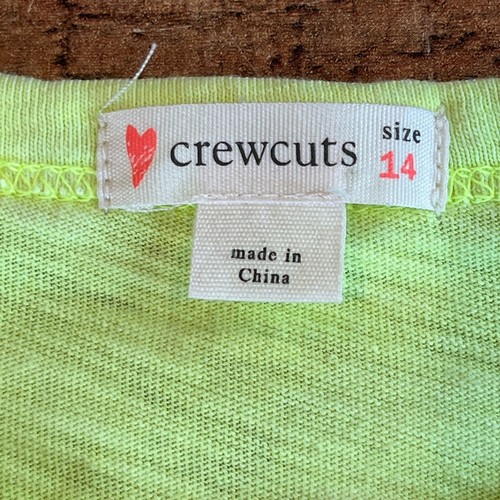 Crewcuts J.Crew Yellow T-Shirt Daisy Size 14 Girls' Short Sleeves - Picture 4 of 8