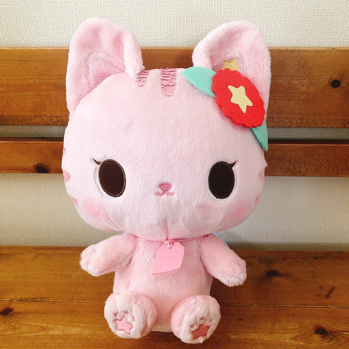 Mewkledreamy Nene Big Plush Doll 11.8in Pink Cat Kitten Sanrio