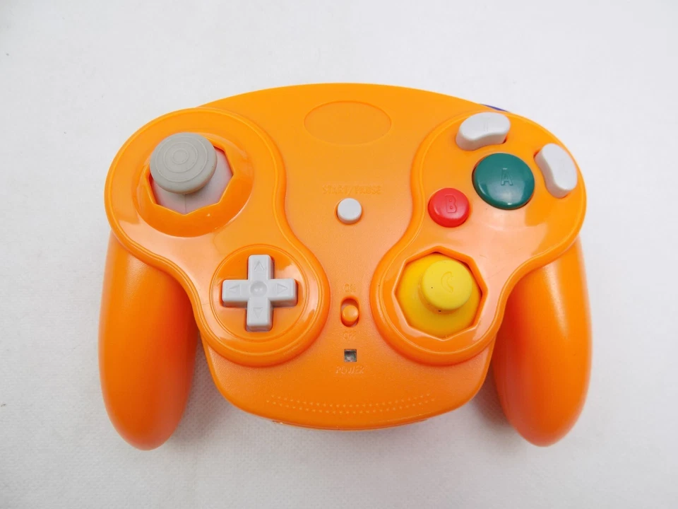 Brand New Wireless Orange Game Cube Controller & Adapter for Nintendo GameCub... - Image 4 of 4