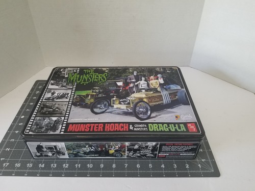 Munsters Dragula Koach Kustom Tin Set Drag-U-La Model Car Kits George Barris - Picture 15 of 16