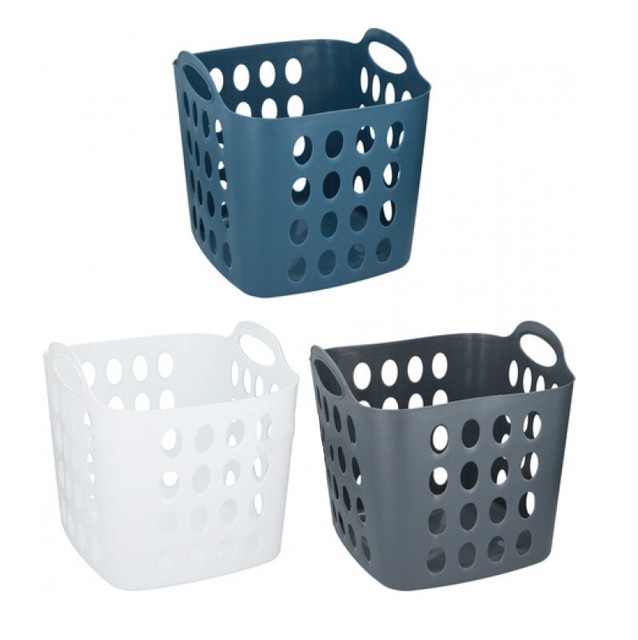 ELLIOTTS 60L FLEXIBLE LAUNDRY BASKET GREY eBay