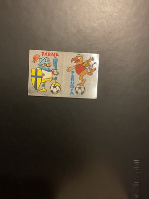 1984/85 Panini Footballers Figure N 421 Mascots PARMA PERUGIA 