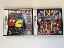 Lot of 2 Nintendo DS Games (Namco Museum & I Spy Castle Tested & Working