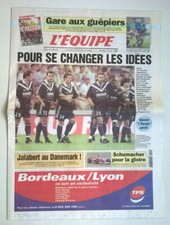 L'EQUIPE N°16.938 du 21/10/2000 - Cpes d'Europe rugby/ Jalabert au Danemark