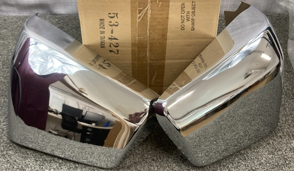 NUEVO GENUINO SHOW CROMO 53-427 ABS CUBIERTAS LATERALES CROMADAS PARA VTX 750 AERO Foto 2 de 2