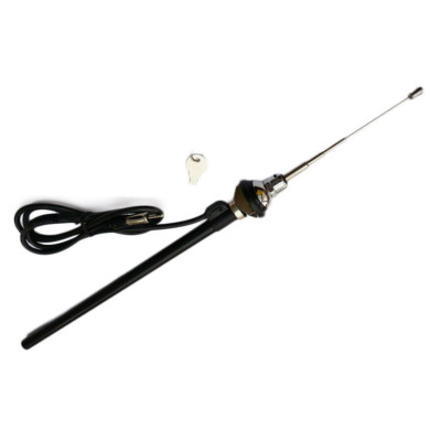 Universal-Versenkantenne Chrom von UniTec 4-teilig Teleskop-Länge 100cm