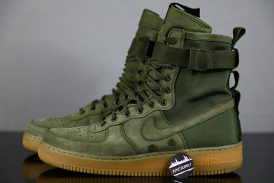 Nike Sf Af1 Special Field Air Force 1 Olive Green High Gum 859202