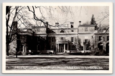 RPPC NYC  Roosevelt Home National Historical Site Postcard Q29
