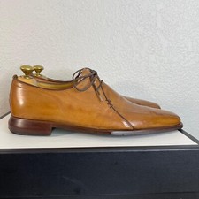 Oliver Sweeney Earl Brown Leather Oxford Dress Shoes Lace up Men's Size 8.5