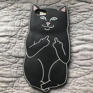 3d Pocket Cat Cartoon Ripndip Lord Nermal Silicone Case For Iphone 6 6s 7 Plus Ebay