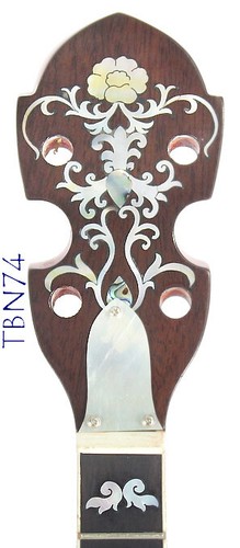4 Saiten 17 Bünde Tenor Banjo Hals Ahorn MOP & Abalone eingelegt TBN69-71 TBN74 - Bild 15 von 19