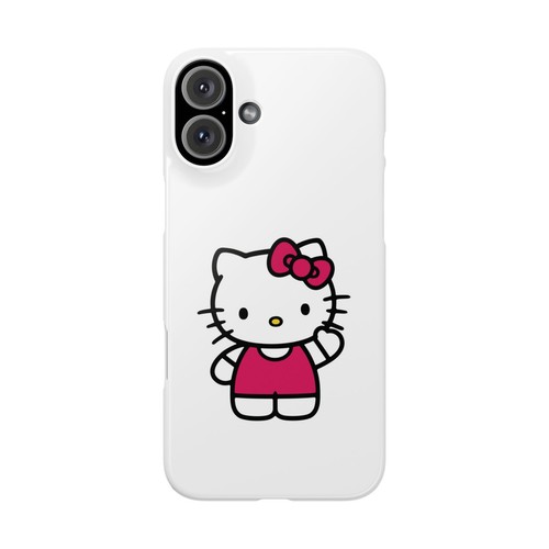 Classic Hello Kitty iPhone Case | Phone Cover | White - Photo 11 sur 63