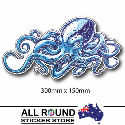 Octopus Sticker for boat , camper , motorhome, truck, trailer vehicler ...
