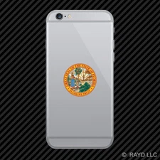 Florida State Seal Cell Phone Sticker Mobile Die Cut state southeastern sunshine
