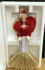 50th GOLDEN ANNIVERSARY PORCELAIN BARBIE 1995 NRFB