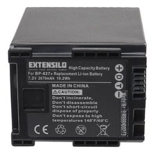 Batterie pour Canon Legria HF21 FS46 HF20 HF200 FS37 HF G10 FS406 FS405 2670mAh