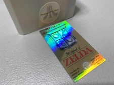 The Legend of Zelda Gold Holographic (NES) Replacement Label