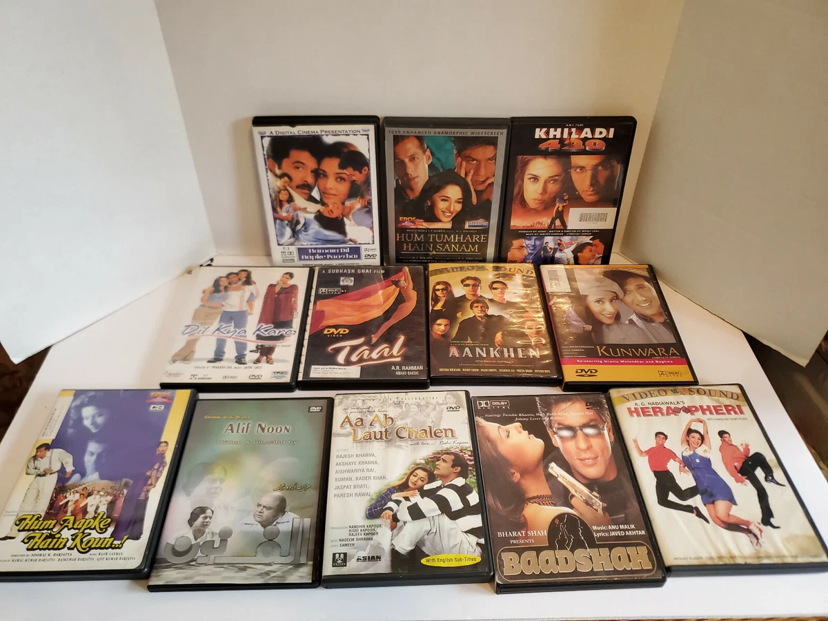 Bollywood Indian Hindi Pakistani Urdu DVD Lot 12 Movies WELL