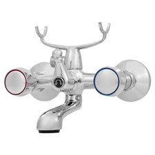Robinet Mitigeur Baignoire Chrome Mural Classique