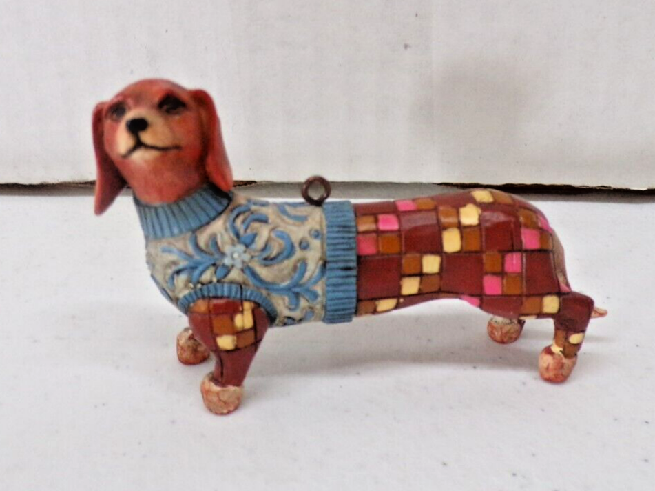 Jim Shore Heartwood Creek Dachshund Dog Ornament | eBay