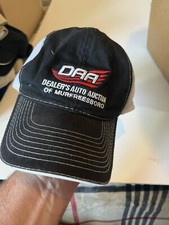 DAA Dealer's Auto Auction Murfreesboro TN Mesh Snapback Trucker Black/White Hat