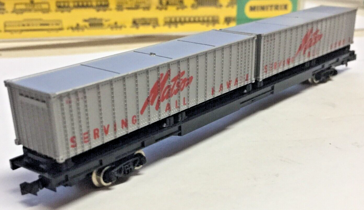 鉄道模型 Minitrix 13854 Container wagon-Set N) Minitrix 3324 Double Container Transporter MATSON