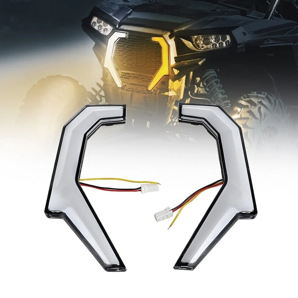 Luces LED de acento de colmillo de señal de giro para Polaris RZR XP 4 1000/S 4 900 2014-2020 Foto 2 de 4