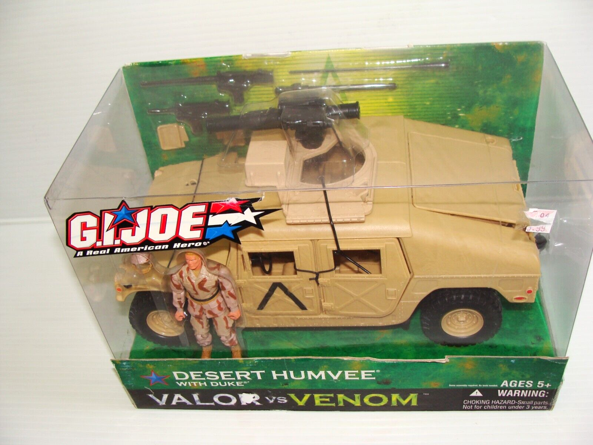 1:18 Hasbro G.I Joe U.S Army Humvee Desert Armored Humvee Vehicle