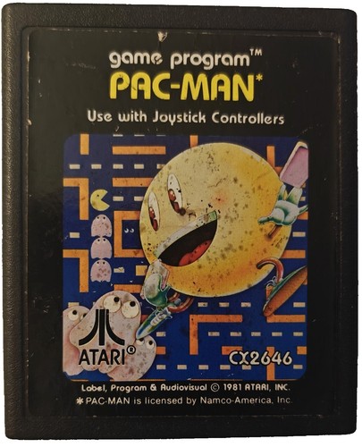 Jeu ColecoVision Pac-Man – Midway 1980 – Édition Jaune, Bon état