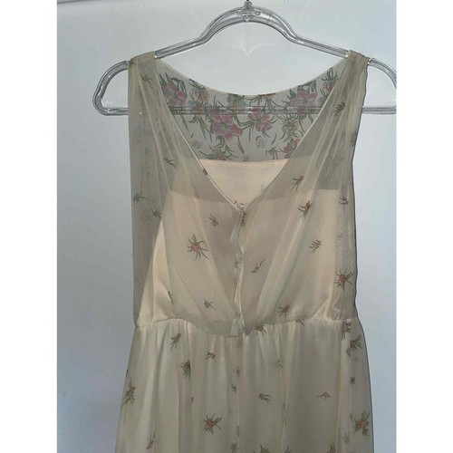 Neiman Marcus Vintage Bridal Couture Dress 70s 80s Floral Wedding Dress Size 6/8 - Picture 9 of 9