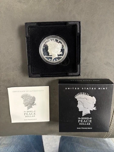 2023 Peace Silver Proof Dollar in OGP --VERY FIRST PROOF PEACE DOLLAR!