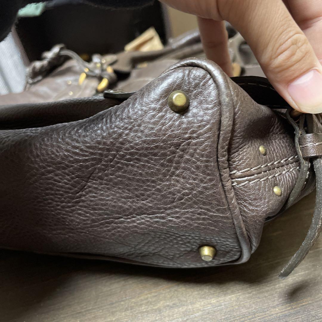 Chloe Vintage Paddington Leather Tote Bag Shoulder Bag Dark Chloe Vintage Paddington Leather Tote Bag Shoulder Bag Dark