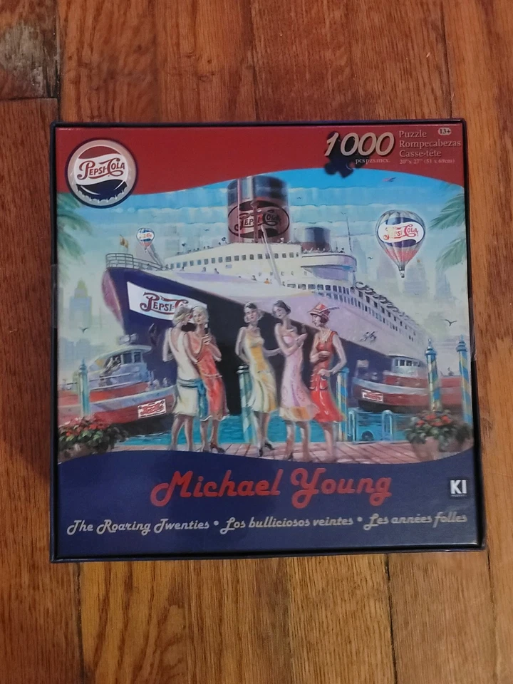 Rompecabezas de 1000 piezas The Roaring Twenties del artista Michael Young Pepsi-Cola Foto 2 de 3