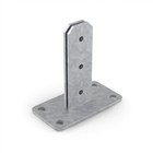 Fencemate Durapost Metal Fence Post Holder Bolt Down 150mm Galvanised